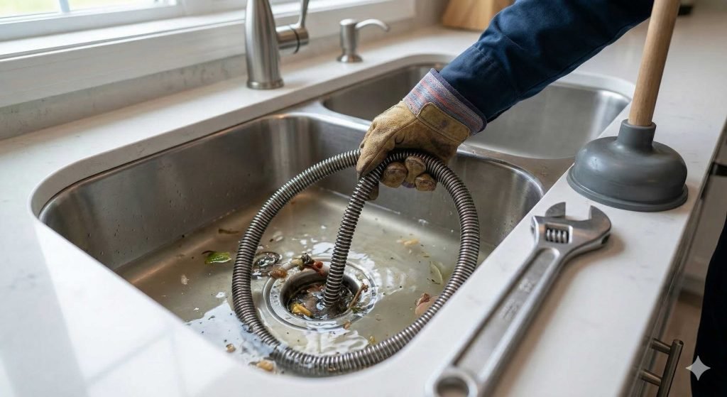 clog removal kitchen sink snow camp nc.jpg